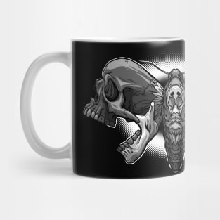 Death's Ahead - Grayscale Mug